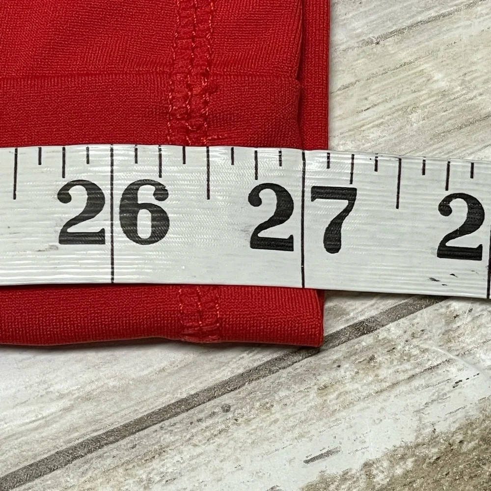 Women's WEAR by Erin Andrews Red Kansas City Chiefs Color Block Leggings Size Lg - Picture 8 of 8